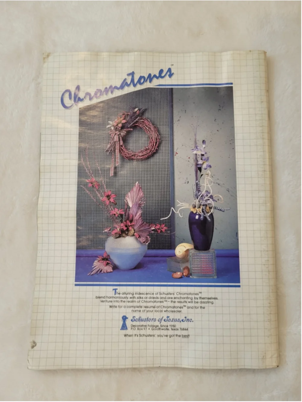 Vintage 1987 AFS The Professional Floral Designer Magazine Bundle Lot of 2